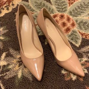 Nine West jackpot patent pointy toe pumps SZ 10